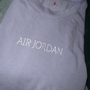 Nike Air Jordan Lilac T shirt